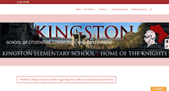 Desktop Screenshot of kingstonelementary.org